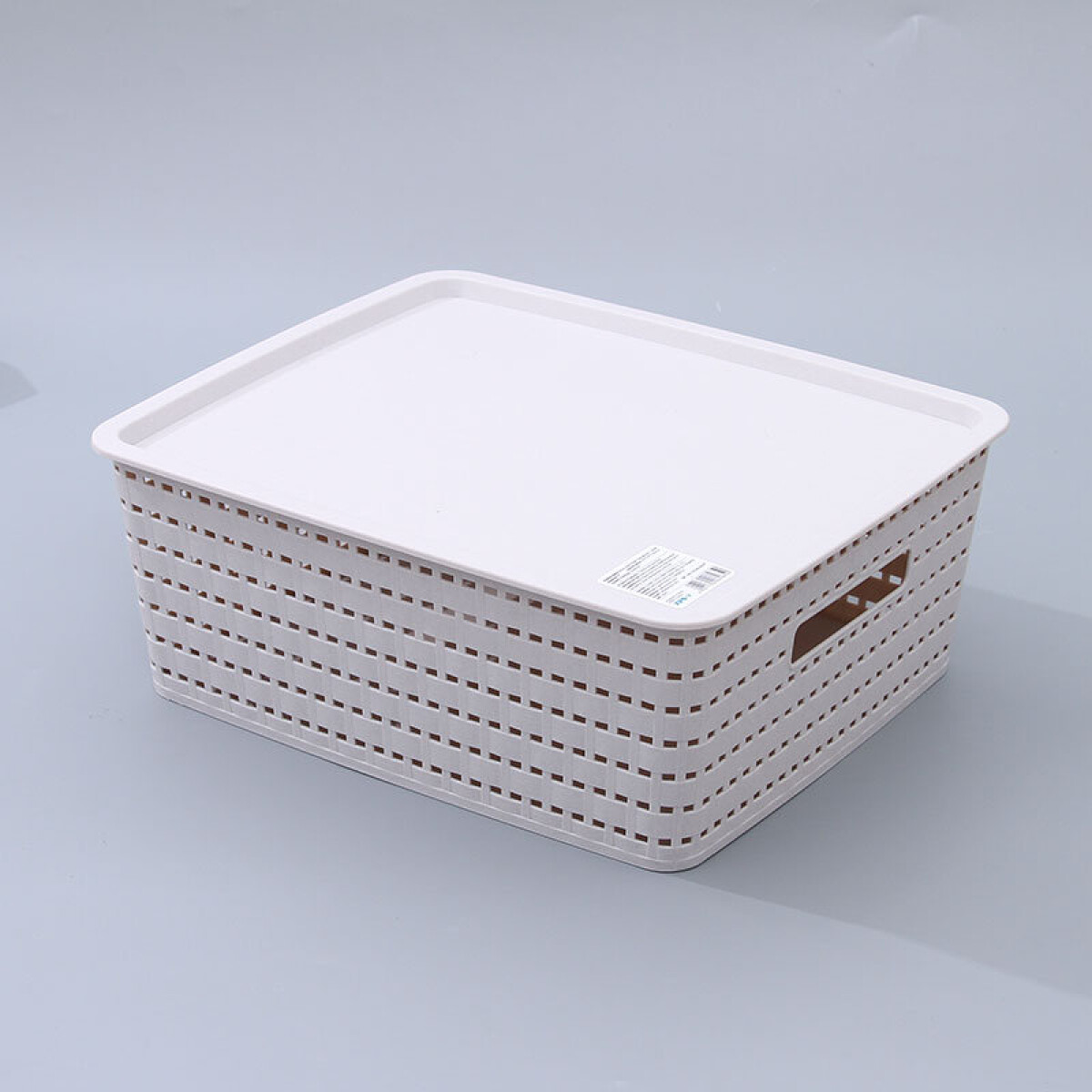Contenedor Con Tapa - Grano De Madera - M 