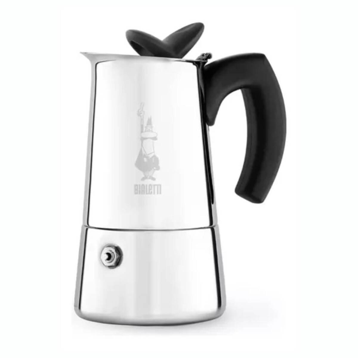 Cafetera Manual Italiana BIALETTI Musa 6 Tazas Acero Inóxidable 
