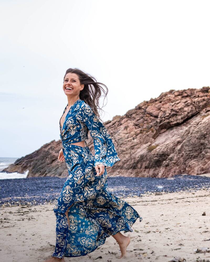 ALBA DRESS AZUL PRINT