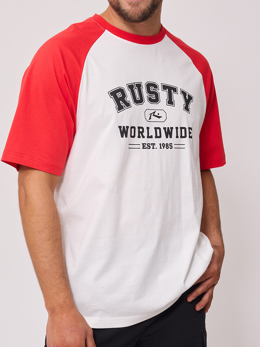 T-SHIRT ERNEUS RUSTY - Rojo 