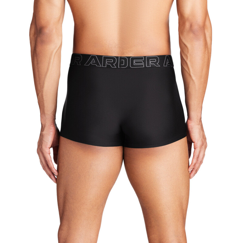 UA PERFORMANCE TECH-SOLID 3 IN 3PK-GRY BLK-001