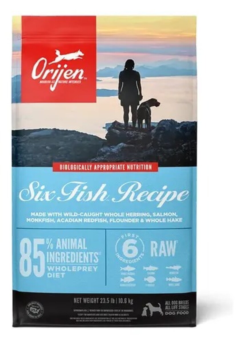 ORIJEN Six Fish Dog 23.5LB - Orijen Six Fish Dog 23.5lb 
