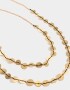 Collares Cortos Espejos Collar Corto De Espejos - Dorado