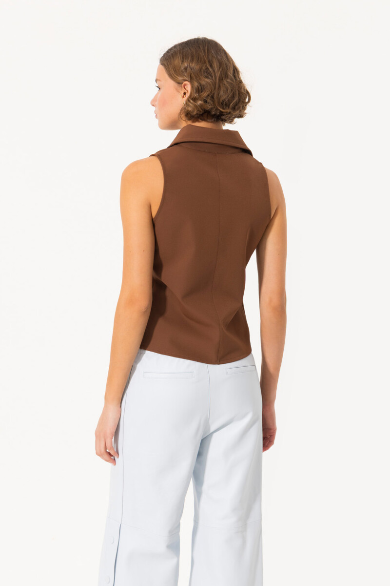 CAMISA MARTINA Marron