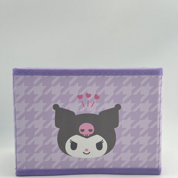Organizador símil cuero Sanrio Kuromi