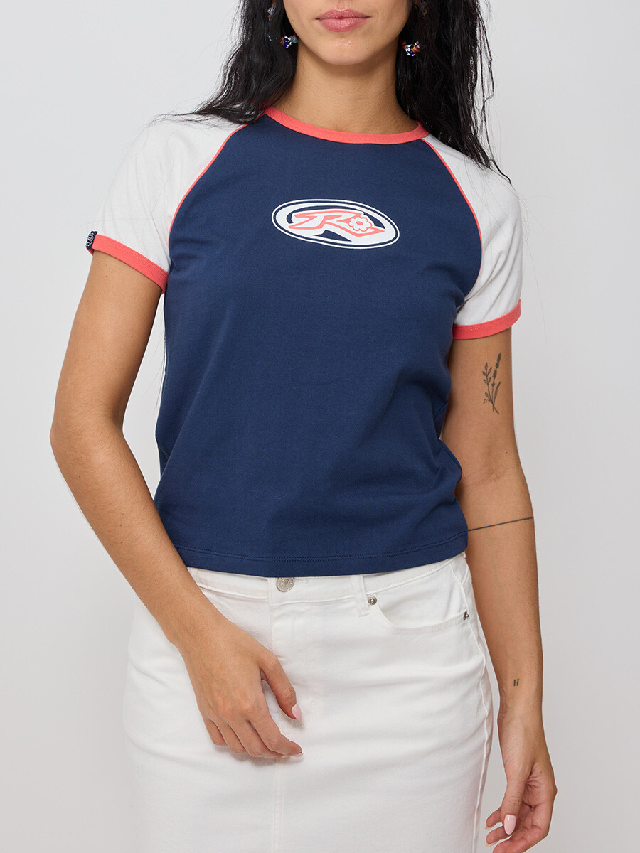 T-SHIRT UTARA RUSTY - Azul Marino 