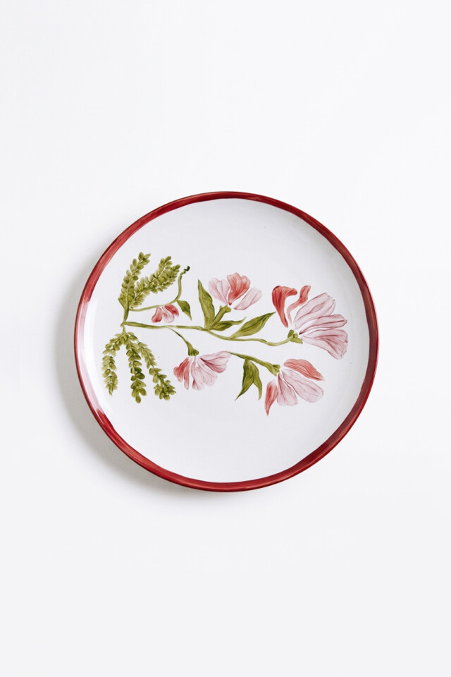 Plato Malva rosado