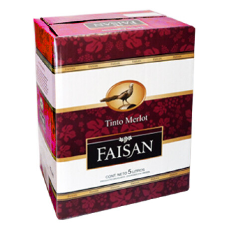 VINO FAISAN BOX 5L TINTO MERLOT VINO FAISAN BOX 5L TINTO MERLOT