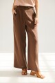 PANTALON LINO LAIA MOCCA
