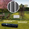 Gazebo Lumax reforzado toldo carpa con pared 3x3mt Blanco