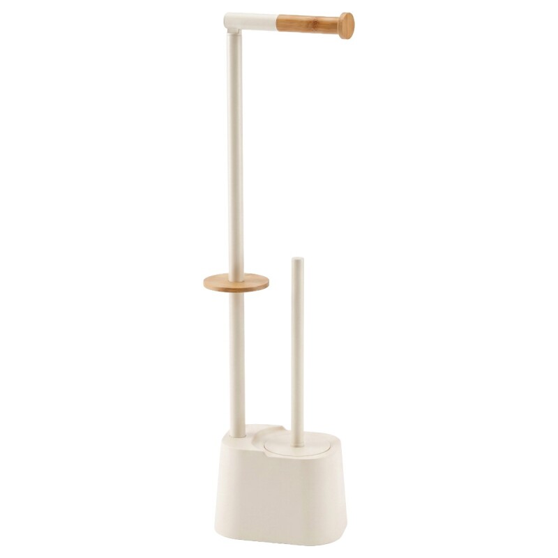 ORGANIZADOR BEIGE P/PAPEL/CEPILLO P/BAÑO Unica