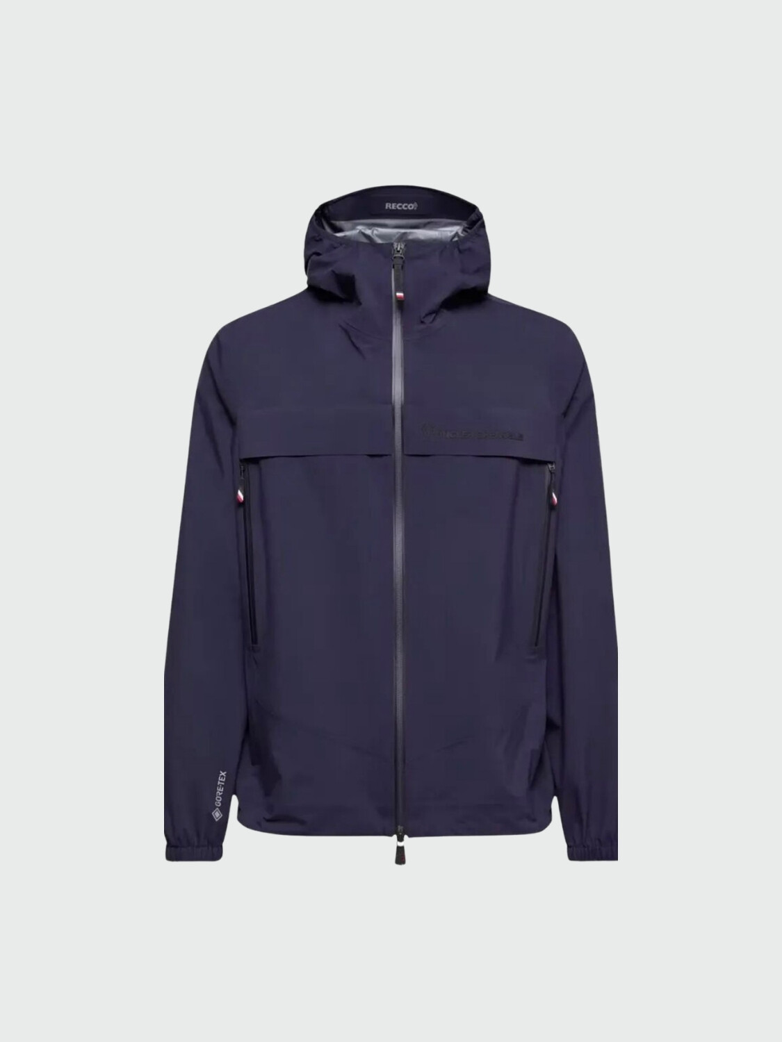 MONCLER - Campera Plegable Shipton Azul Brillante