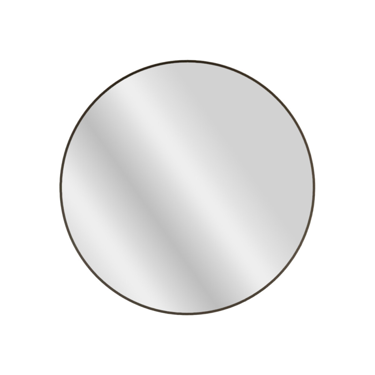 Espejo Modelo Zeus Negro Con Luz Neutra+touch / 80 Cm 