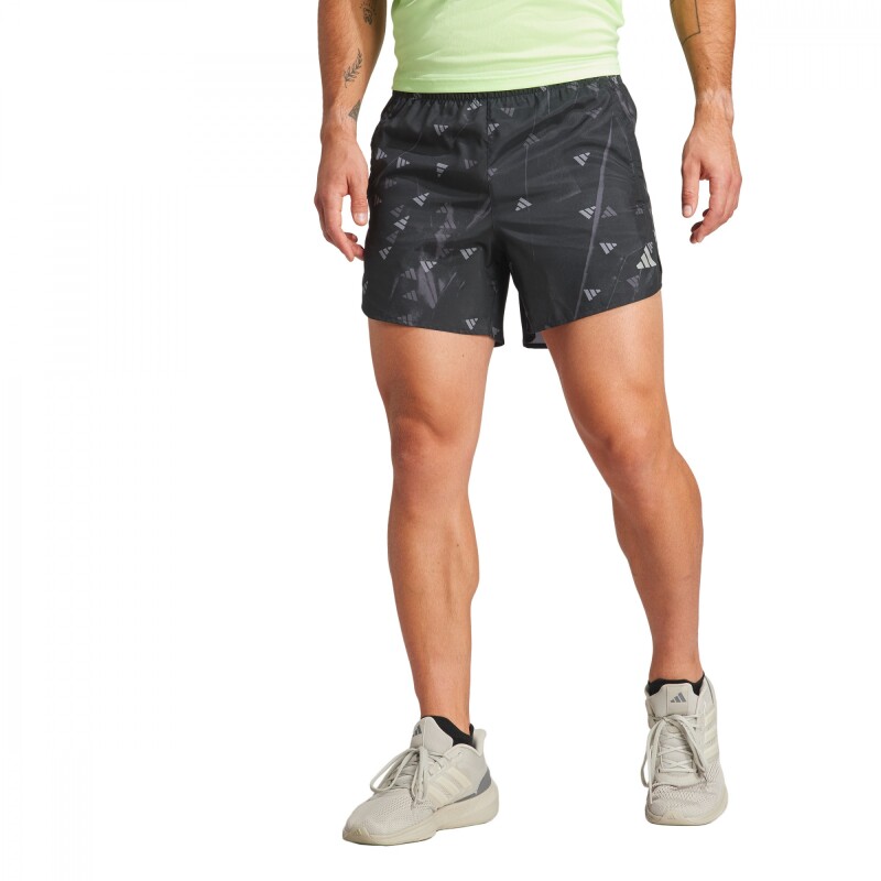 Short Run It Brand Love de Hombre Negro