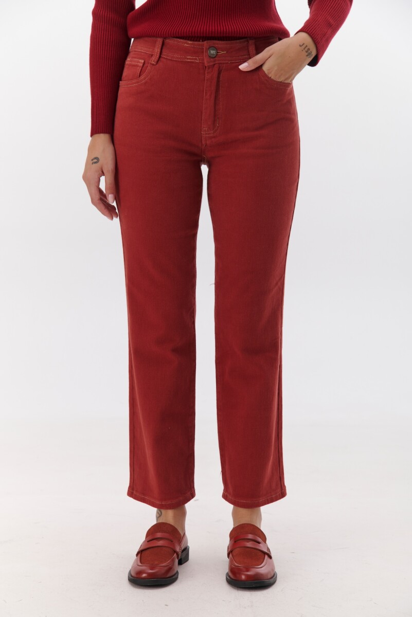 PANTALON INES - ROJO 