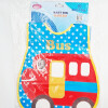 Babero plástico con bolsillo Diseño Bus