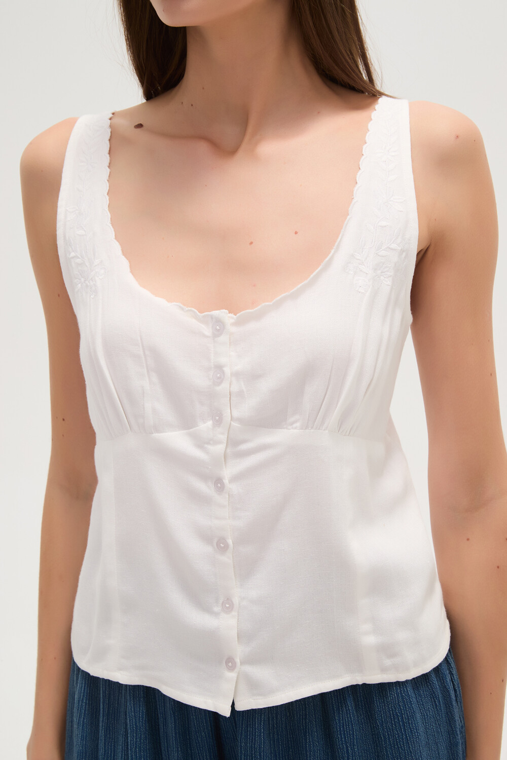 Musculosa Mazzal Blanco