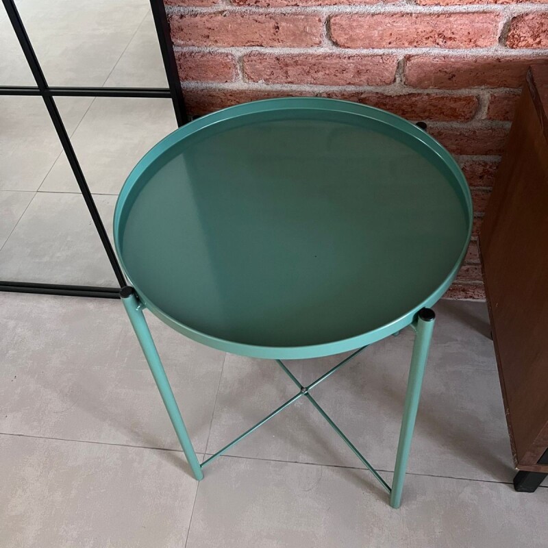 Mesa auxiliar con bandeja MILO Verde