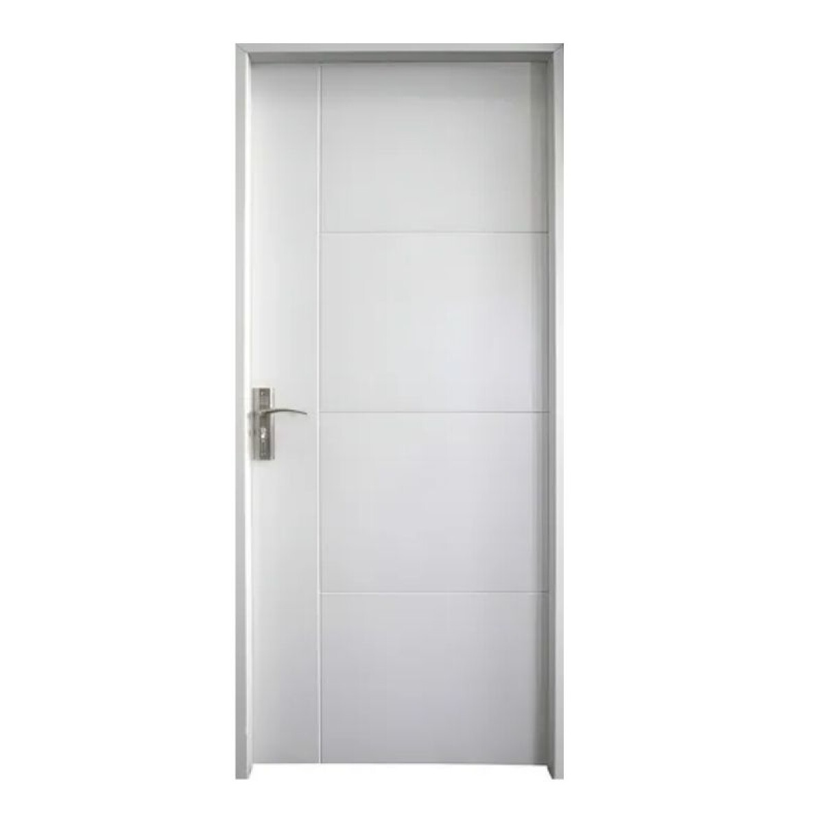 PUERTA INTERIOR MDF B3 2.05 X 0.75 MT BLANCA - DERECHA O IZQUIERDA 