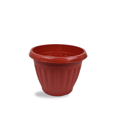 MACETA PLASTICO MARRON 25X20CM (8864#) 27045 MACETA PLASTICO MARRON 25X20CM (8864#) 27045