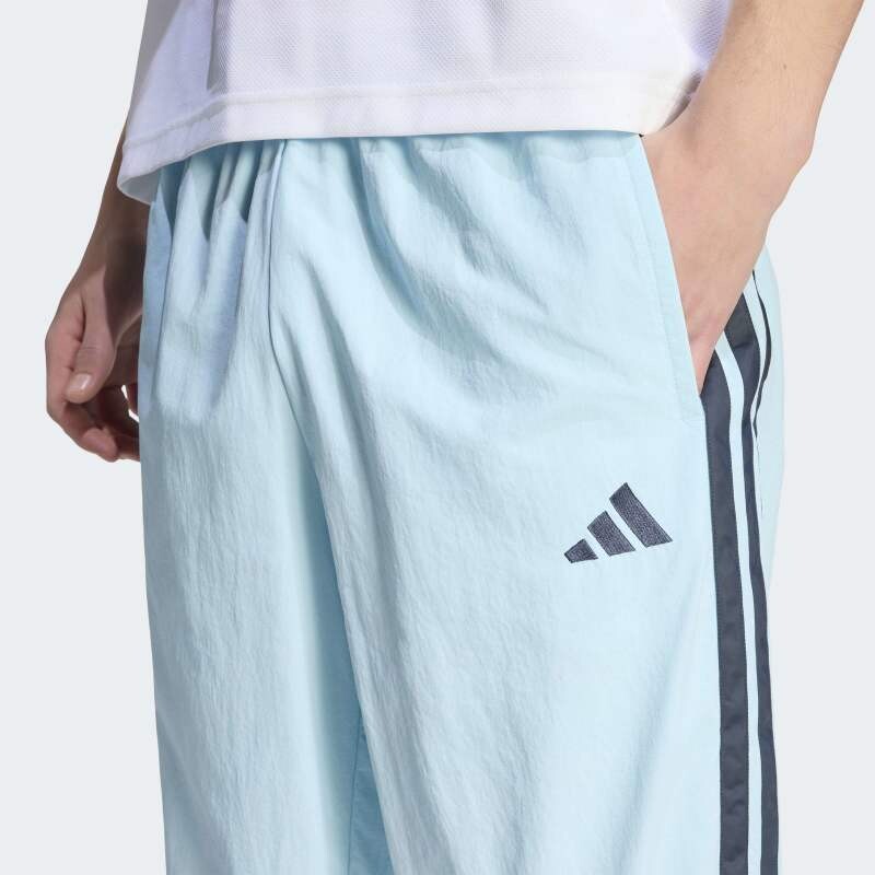 Pantalón Adidas Essentials 3 Rayas Azul