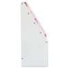 Biblioteca/rack para libros blanco y rosado Biblioteca/rack para libros blanco y rosado