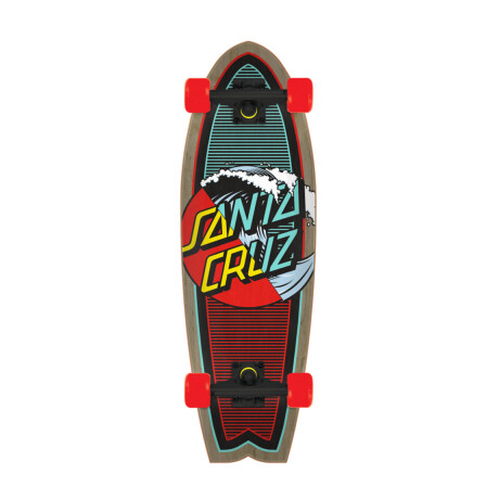 Santa Cruzer Classic Wave 8.8" x 28" - Cruiser Completo Santa Cruzer Classic Wave 8.8" x 28" - Cruiser Completo