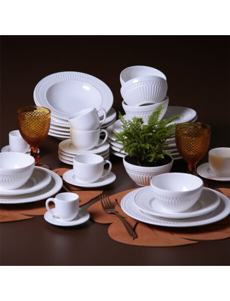 PLATO DE MESA CERAM RAVENA ROMA BLANCO PORTO D26CM PLATO DE MESA CERAM RAVENA ROMA BLANCO PORTO D26CM