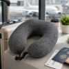 Almohada para Viaje con Memoria Gris Oscuro
