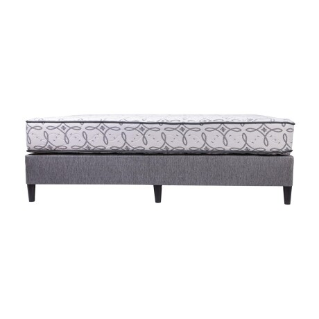 SOMMIER QUEEN ESPUMA ALTA DENSIDAD VANILA