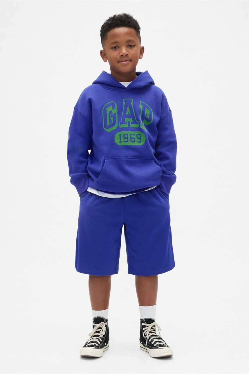 Canguro Logo Gap Baggy Niño Royal Gem