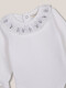 Body Cuello Bordado Blanco Roto