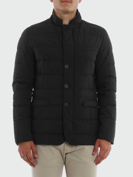 Herno-Campera de Vestir rellena de plumas, Gortex Negro