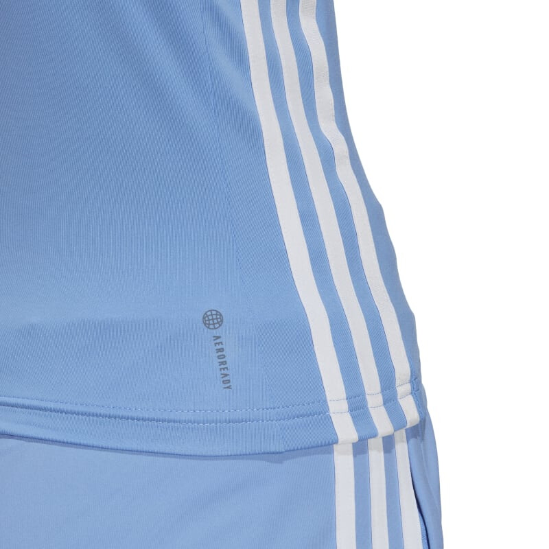 Musculosa Adidas de Mujer - HR7818 Celeste-blanco