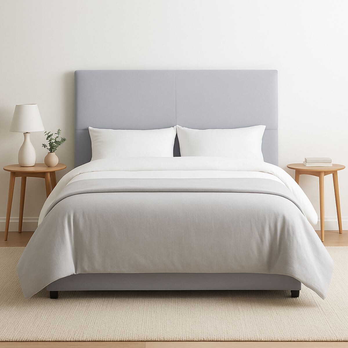 RESPALDO DE PARED COPENHAGEN Gris SUPER KING 