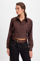 Camisa Corset Marron