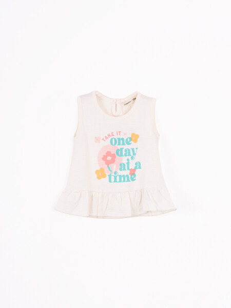 MUSCULOSA ESTAMPADA ROSINA OFF WHITE