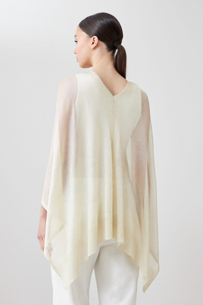 Capa con lurex crudo