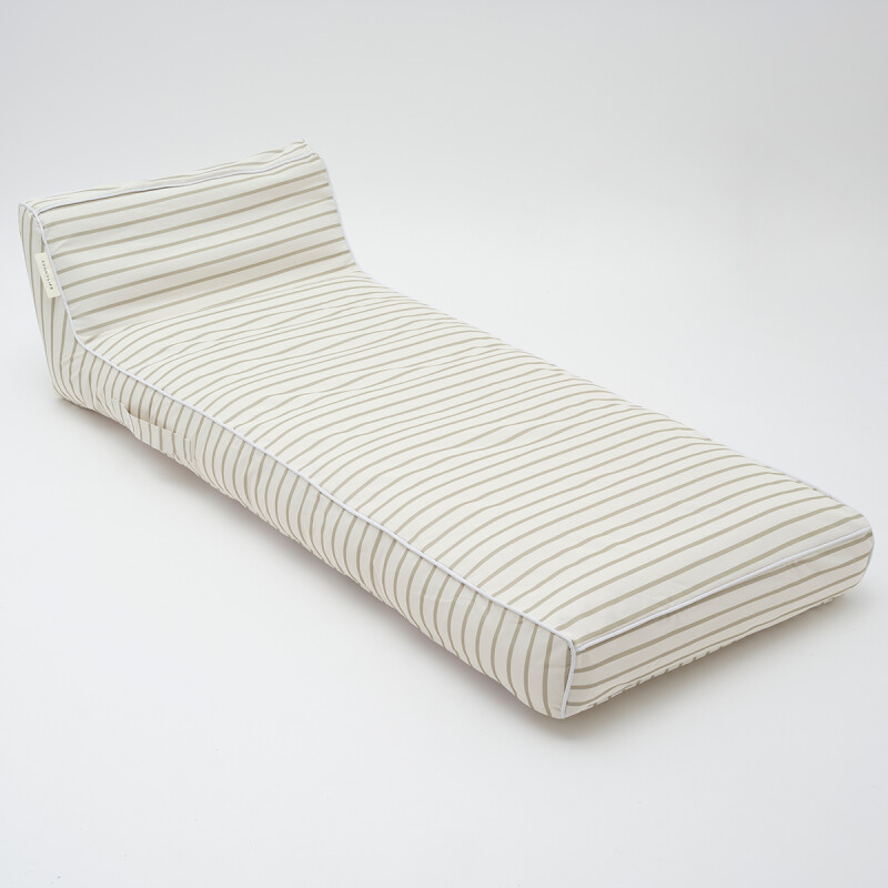 Colchoneta inflable de lujo La Palma Sage Stripe