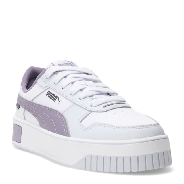 Championes de Mujer Puma Carina Street Plataforma Blanco - Violeta