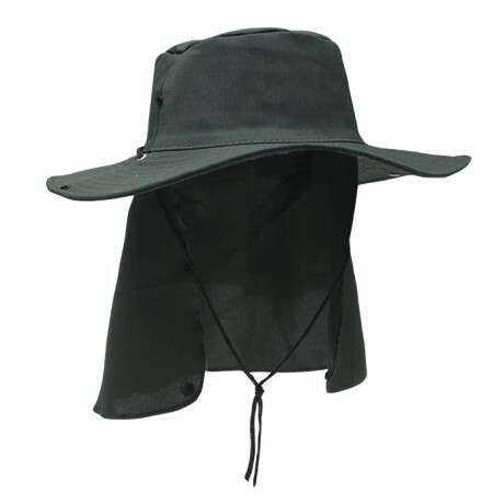 Sombrero de pescador con cubrenuca y protección UV50+ KING BRASIL Musgo