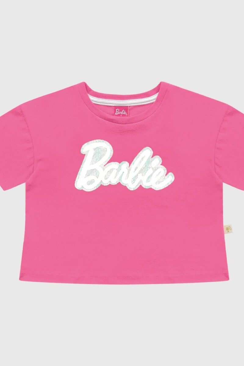 Blusa de Barbie. Rosa Chicle.