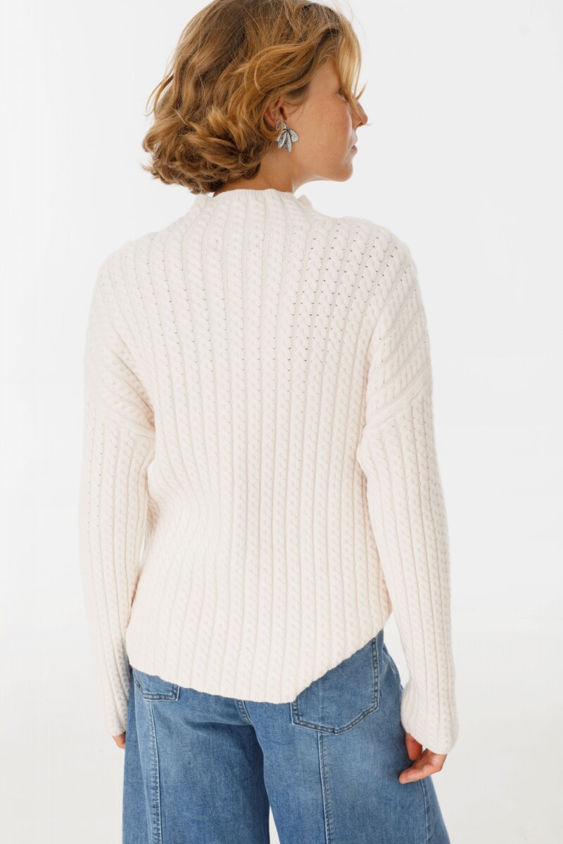 Sweater Espiral Crudo