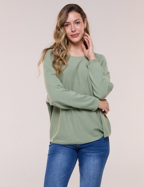 Buzo Básico Manga Dolman VERDE