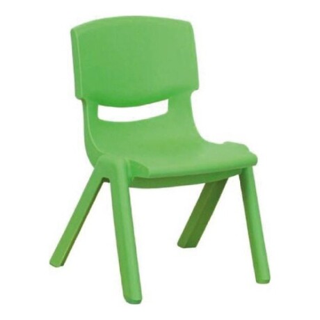 Pack mesa infantil Lumax rectangular + 4 sillas Verde