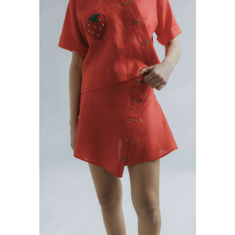 Pre Venta Falda Luz Rojo