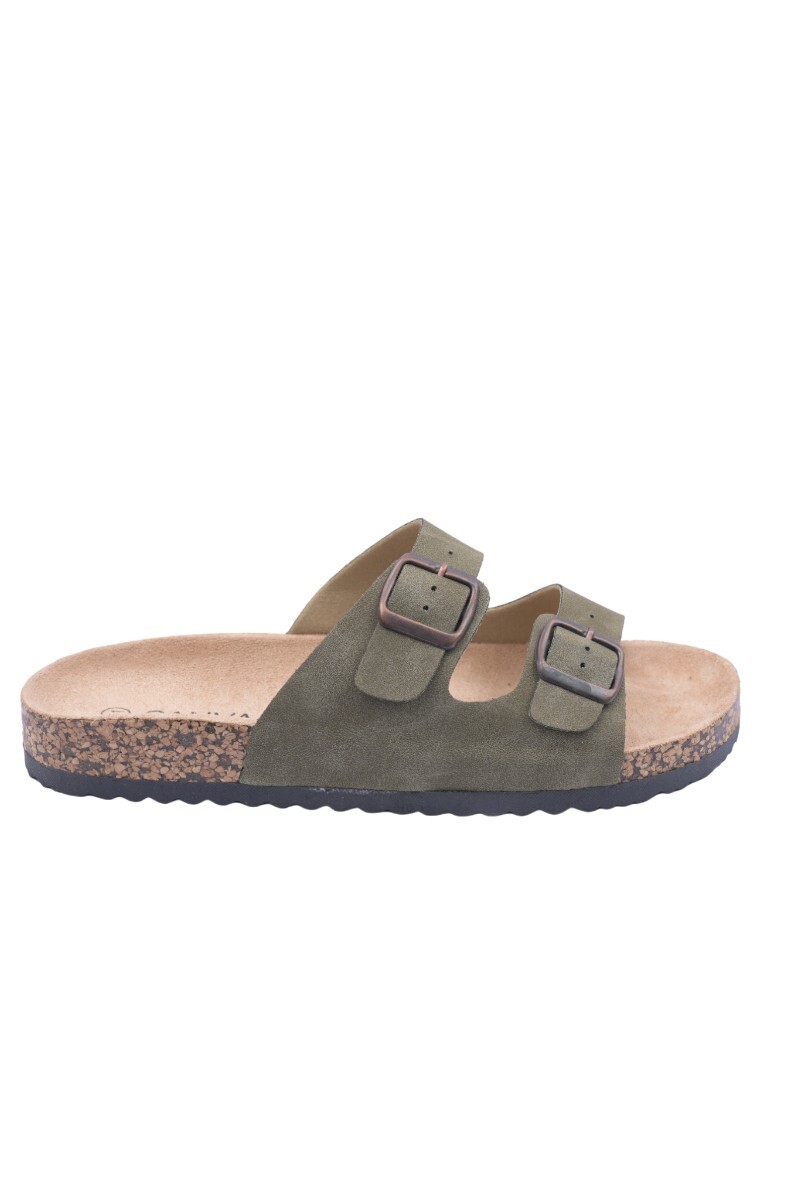 Sandalia Salvador Verde Militar