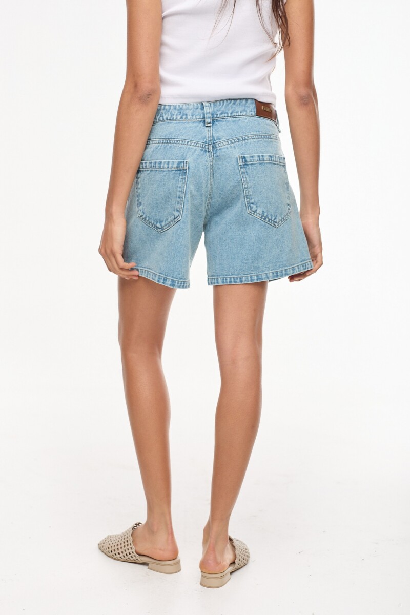 Short Pacific Celeste Washed