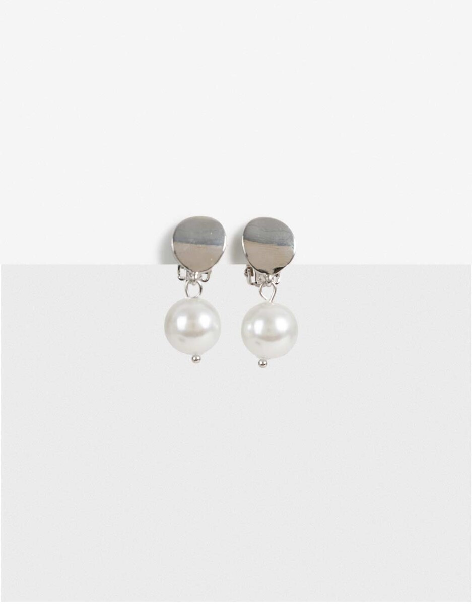 Aros Clip Perlas 