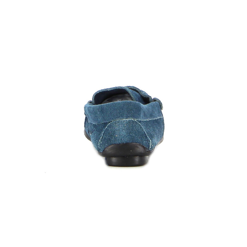 Mocasín Country de Mujer C/antifaz Descarne Azul Jean